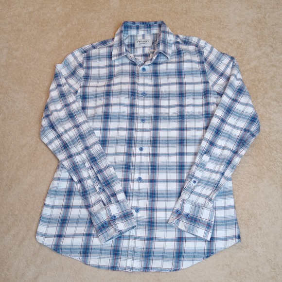 Twillory Other - Twillory Men's Medium Long Sleeve Flannel Shirt Blue
